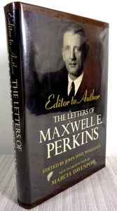 Editor to Author: The Letters of Maxwell E Perkins by Wheelock HC/DJ Excellent! - Bild 1 von 7