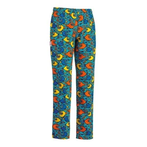 Pantalón De Cocinero Con Cintura Elástica Shark Turquesa - EGOCHEF - Pizzaiolo - Imagen 1 de 1