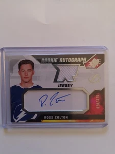2022 UD SPX#RC ROSS COLTON ROOKIE AUTO PATCH 28/375 - Picture 1 of 2