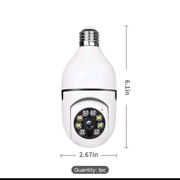 Bombilla de visión nocturna 360° zoom de cámara de 3 mp Foto 1 de 4