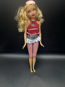 Barbie My Scene Sailor Sweetie Ocean Chic Kennedy Doll Blonde With Hat, Jewelry - Picture 1 of 6