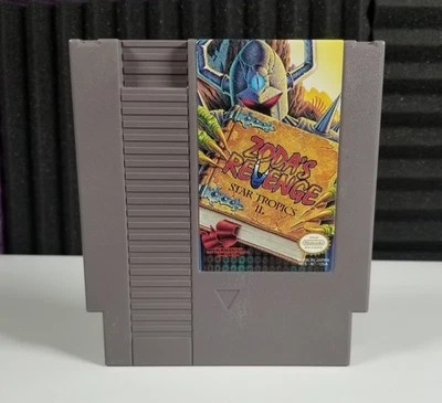 Zodas Revenge Star Tropics II Nintendo NES Cartridge - Tested - FAST SHIPPING - Image 1 of 4