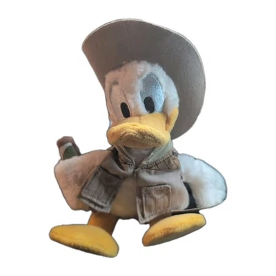Walt Disney World 10" “Safari” Donald Duck Plush Toy Souvenir Animal Kingdom NWT - Image 1 of 4