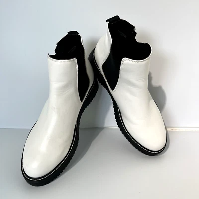 Botas Chelsea Kweenn blancas para mujer Madden Girl talla 11M Foto 1 de 4