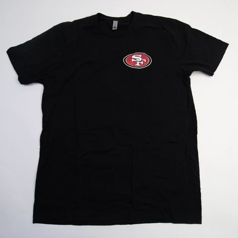 San Francisco 49ers Next Level Short Sleeve Shirt Men's Black Used Cover