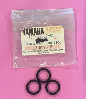 OEM 1J7-11357-00 YAMAHA CYLINDER SEAL 1977-1981 XS850 XS750 XS750S XS850S 3 PCS - Image 1 of 3