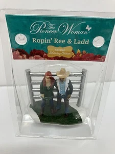 The Pioneer Woman Ropin' Ree and Ladd Figurine Special Holiday 2019 Edition New - Picture 1 of 4