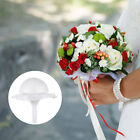  Weißer Kunststoff Strauß Braut Halter für künstliche Blumen Braut Herstellung Halter