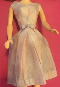 Vintage Barbie lavender Silk Campus Belle Dress unique color Rare pale purple - Picture 1 of 5