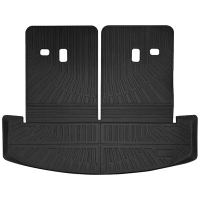 For 2024 2025 Hyundai Santa Fe Cargo Liner Backrest Mat Rear Seat Protector TPE  Foto 1 de 4