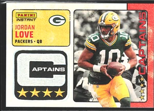 Jordan Love Football Card 2024 Panini Captains Limited Only 351 Made! - Picture 1 of 2