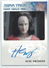 Star Trek DS9 Heroes and Villains auto card Helene Udy