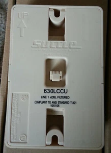 10 Pack - Suttle 630LCCU 1-line Wall Mount Adapter DSL Filter - Cream - Picture 1 of 2