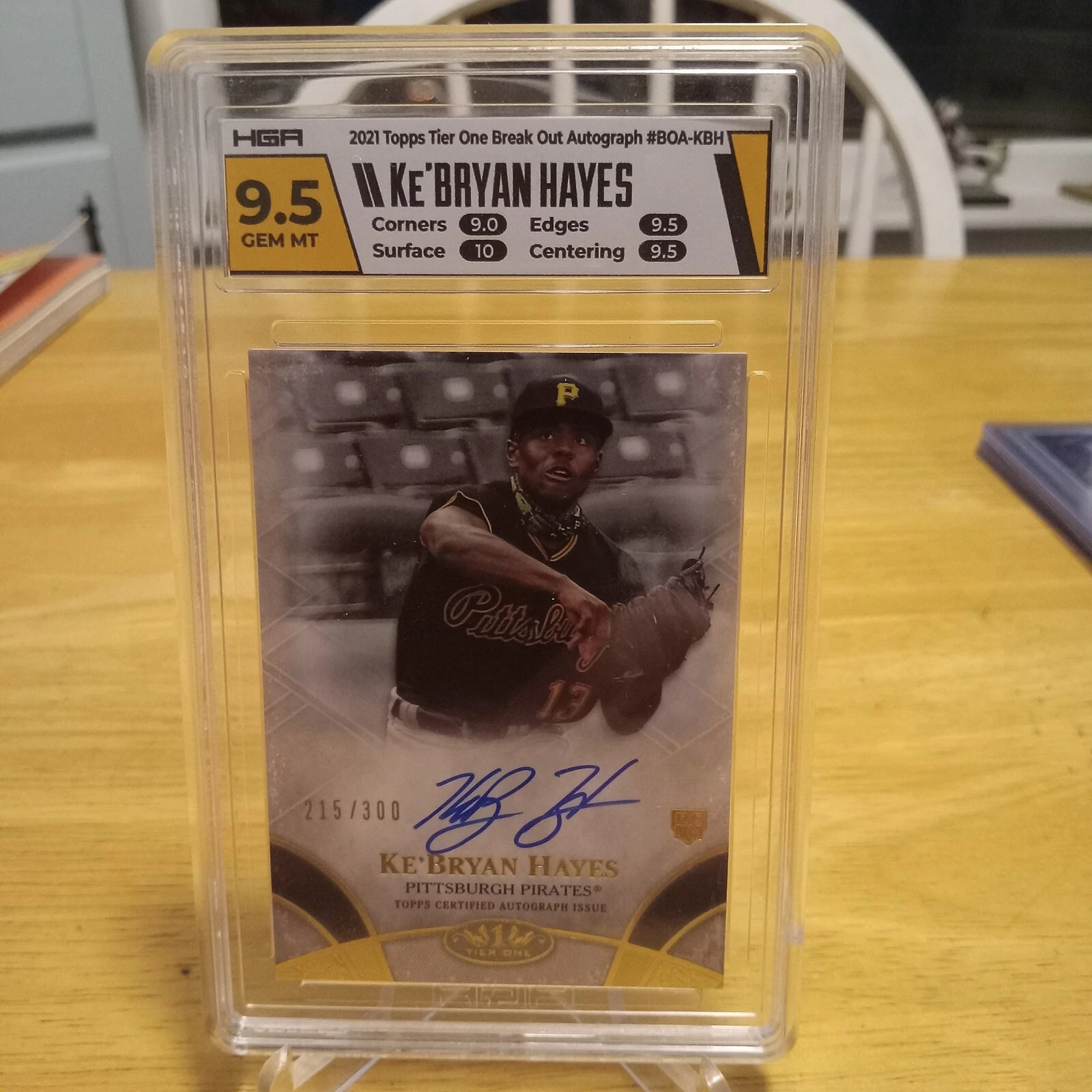 2021 Topps Tier One - Break Out Autographs #BOA-KeH Ke'Bryan Hayes /300 (AU, RC)
