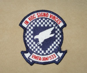 US MARINE CORPS USMC VMFA (AW) 533 F/A-18D HORNET MCAS BEAUFORT SC HOOK PATCH - Picture 1 of 1
