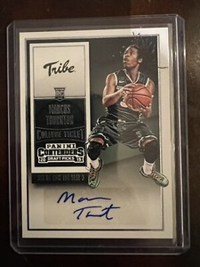 2015-16 Panini Contenders Draft Picks College Ticket Marcus Thornton #157 Auto