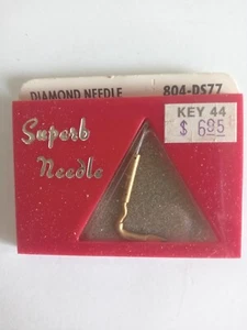 Excelente aguja fonógrafo diamante 804-DS77, N676, 857, 3211DS, AA255, nuevo - Imagen 1 de 2