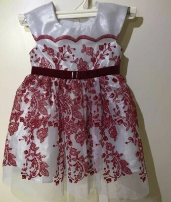 2T Niñas Niño Jona Michelle Ocasión Formal Vestido Elegante Boda Fiesta Usado en Excelente Condición   Foto 1 de 4