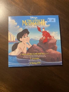 Disney The Little Mermaid II: Return To The Sea Promo CD Sampler Hard To Find B - Picture 1 of 7