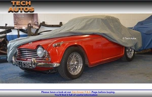 Indoor Grey Dust Cover Lightweight Horizon Triumph TR4 TR4A TR5 TR6 - Picture 1 of 12