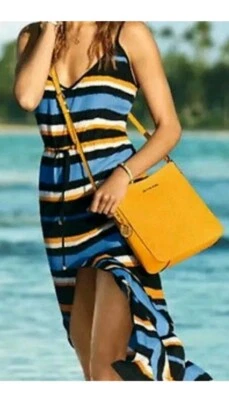 Maxi Vestido Michael Kors Rayas Talla XXS 6 Foto 1 de 4