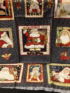 Babbo Natale ha la merce di Dianne Knott per pannello in tessuto Clothworks - Foto 1 di 2