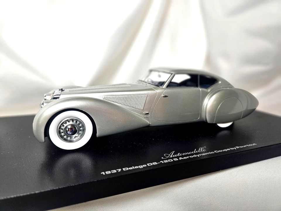 Automodello 1937 Delage D8-120 S Aerodynamic Coupe 1:24 Scale Inv. #1846 - Image 1 of 4