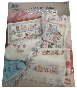 American School of Needlework Cross Stitch Patterns Book Welcome Baby Nursery - Picture 1 of 13
