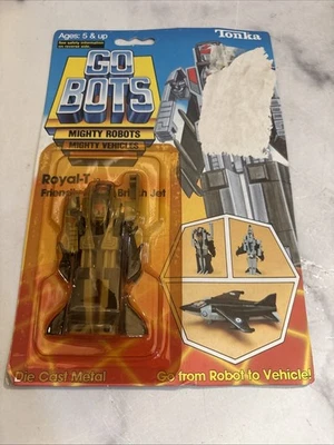 Tonka 1984 Go Bots "Royal-T"  Vintage  Friendly Robot Jet Transformer New Sealed - Image 1 of 4