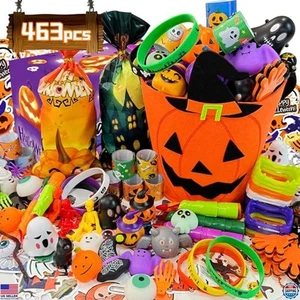 463PCS Bomboniere Halloween Sacchetti, Dolci, Premi per Bambini e Aula - Foto 1 di 6