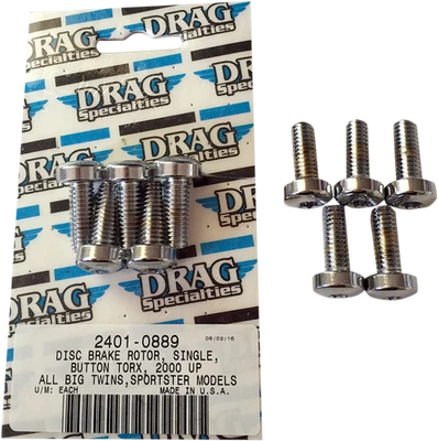 Pernos de rotor delanteros Torx Drag Specialties para Harley Touring Softail 1986-2021 Foto 1 de 2