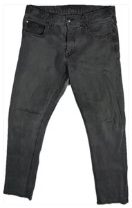 Helmut Lang Mens Slim Gray Jeans Size 30 X 29 MINT MADE IN USA - Picture 1 of 8