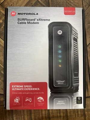 Motorola External SURFboard SB6121 (575319-019-00) DOCSIS 3.0 Cable Modem - Image 1 of 4