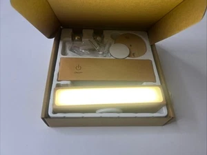 Set of 2 YiLaie Rechargeable Wall Sconces Battery Operated Wall Lights OAK - Picture 1 of 5