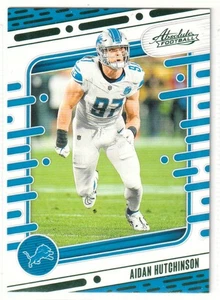 AIDAN HUTCHINSON 2024 PANINI ABSOLUTE #34 GREEN - Picture 1 of 2
