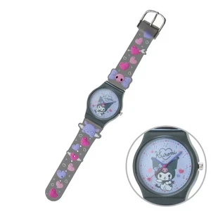 Orologio Sanrio Kuromi Donna Moda Quarzo Gomma - Japan Limited - Foto 1 di 4