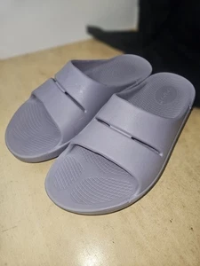OOFOS OOahh Unisex Slide Mauve US Men’s 7 Women’s 9. Excellent Condition  - Picture 1 of 9