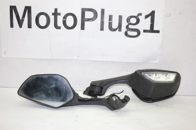 Juego de espejos retrovisores delanteros izquierda derecha Kawasaki Ninja ZX10R 2021-2024 par señal de espejo Foto 1 de 4