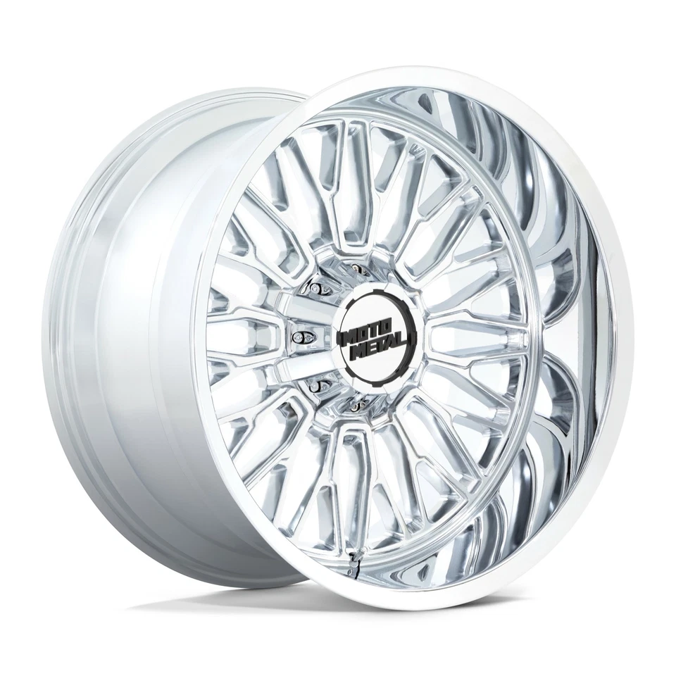 Moto Metal MO809 Stinger 20x9 8x6.5 Chrome Wheel 20" 18mm For Chevy GMC Ram Ford - Image 1 of 4