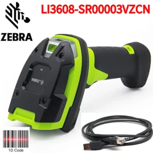 Zebra LI3608-SR00003VZCN Standard Range 1D USB Imager Handheld Barcode Scanner - Picture 1 of 11