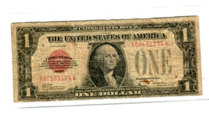 $1 (RED SEAL) 1928 RARE NOTE!!! $1 (RED SEALED) "FUNNYBACK" $1 (RED SEAL) RARE!! - Picture 1 of 2