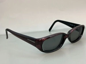Calvin Klein Sunglasses Eyeglasses 649S 070 Maroon FRAMES Italy 52-17-135 Vtg - Picture 1 of 14