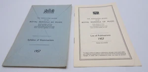 The Associated Board of the Royal Schools of Music Syllabus, 1957, Vintage - Picture 1 of 18