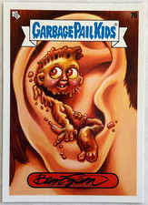 2020 Garbage Pail Kids 35th Anniversary BRENT ENGSTROM Artist AUTOGRAPH 76 Card