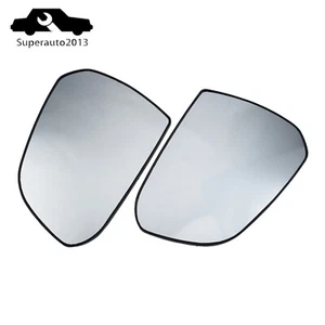 Pair Rearview Mirror Glass Left Right Non-Heated For Hyundai I10 2013-2020 New - Picture 1 of 9