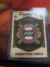 2012 Panini Cooperstown - Hall of Fame Classes Induction Year #6 Mel Ott, Mel...