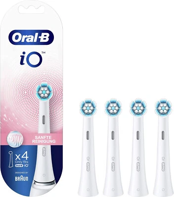 Paquete de 4 cabezales de repuesto para cepillo de dientes SANFTE REINIGUNG para iO Series Oral-B ﻿ - Imagen 1 de 4