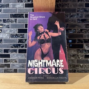 Nightmare Circus New Horizons RARE horror Slasher vhs Sealed Vintage - Picture 1 of 10