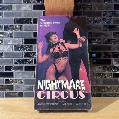 Nightmare Circus New Horizons RARE horror Slasher vhs Sealed Vintage - Image 1 of 4