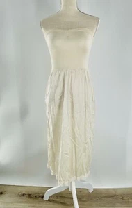 Vintage Vanity Fair Gr. S/M 36 Nylon Midi Länge ärmellos Kleid Slip ohne Träger - Bild 1 von 11